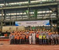 First Steel Cut for Cedar LNG Vessel